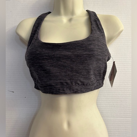 Victoria Secret 4 way stretch NWT min support strappy gray marble bra Sz L. F10 - Picture 1 of 6